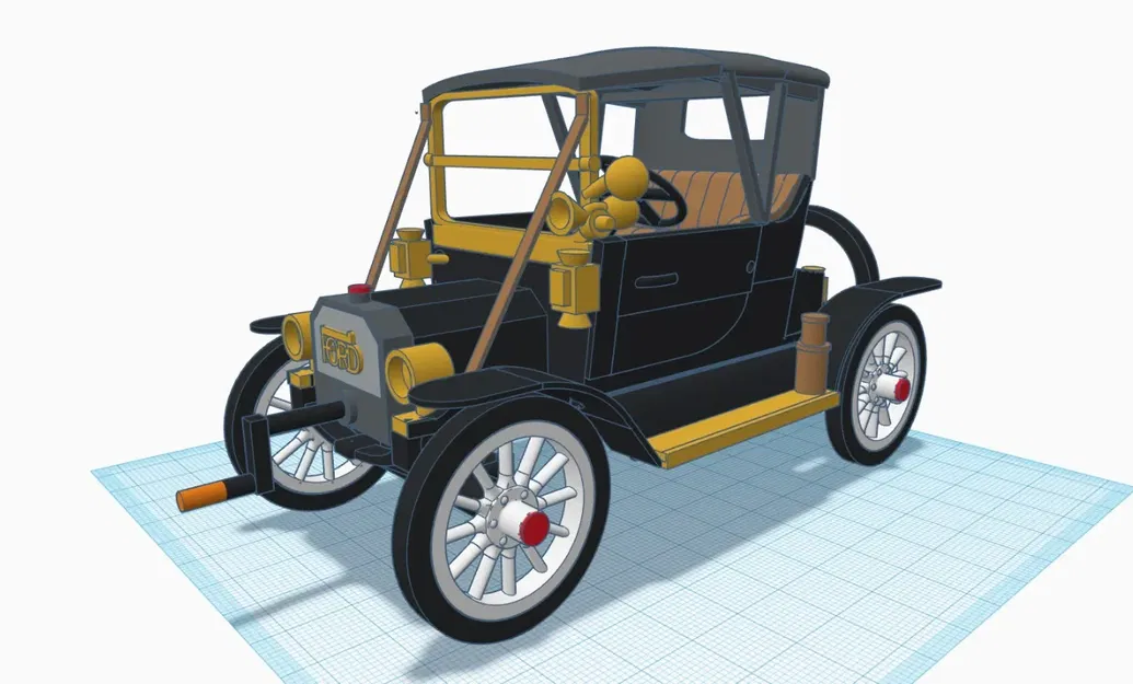 Xe coupe Ford model T năm 1909 thiết kế bởi Ed van der Heijden - Image 3