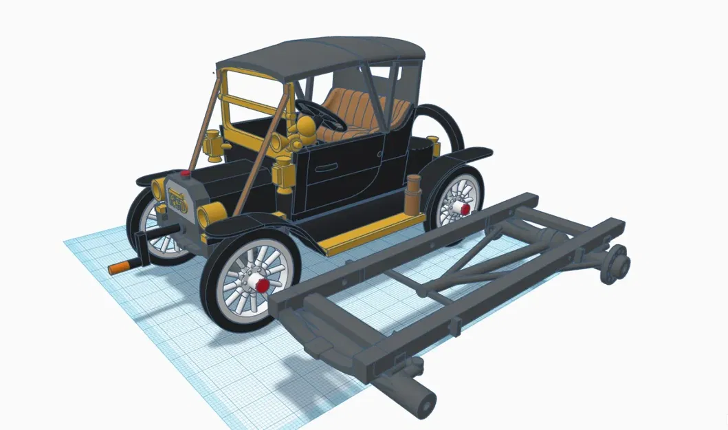 Xe coupe Ford model T năm 1909 thiết kế bởi Ed van der Heijden - Image 6