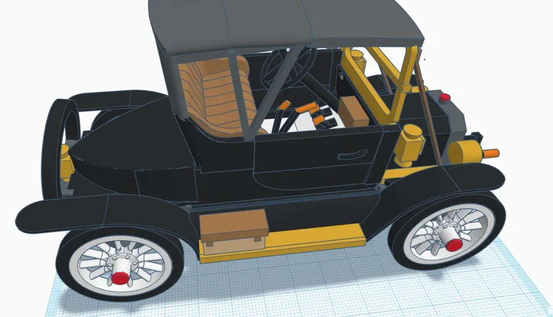 Xe coupe Ford model T năm 1909 thiết kế bởi Ed van der Heijden - Image 14