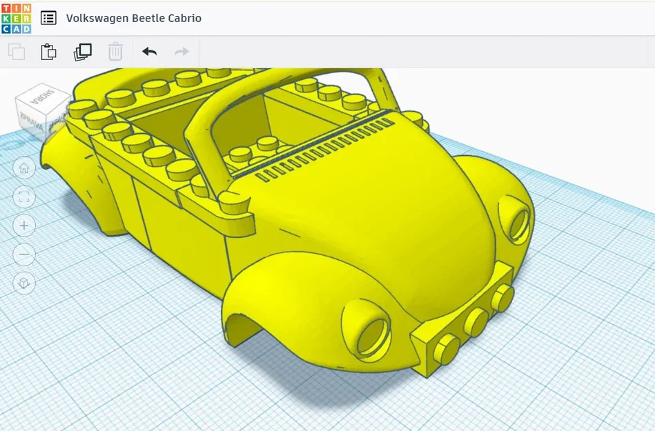 Mô hình xe hơi LEGO Volkswagen Beetle Cabrio in 3D - Image 2