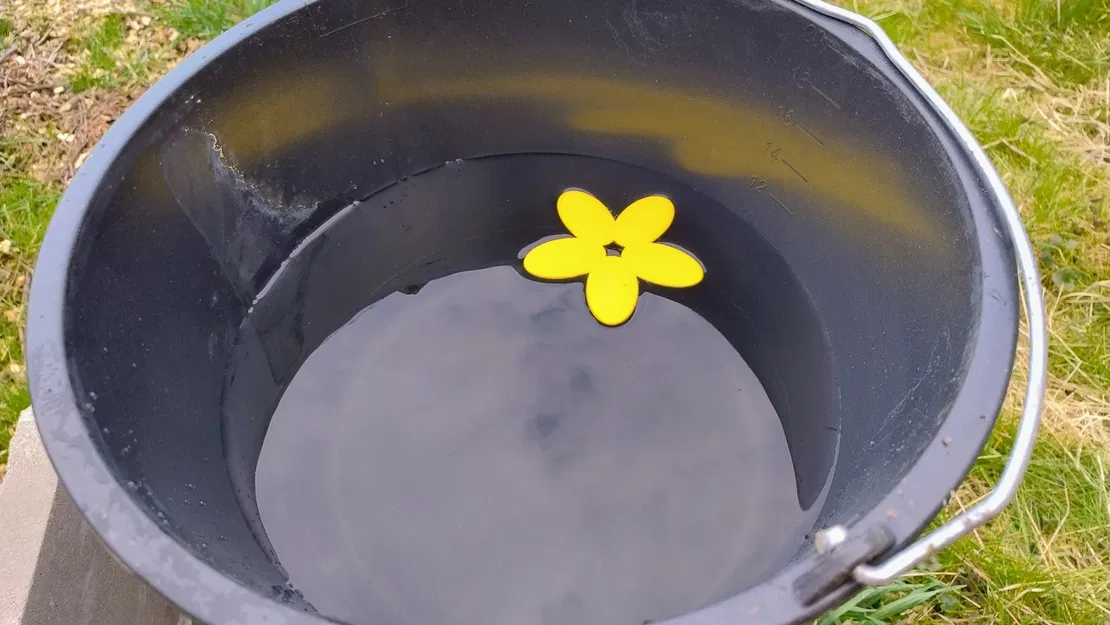 Bệ nước nổi cho ong với hoa 13 cánh - Image 4