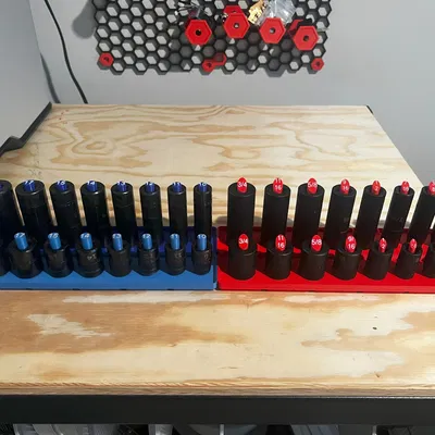 Giá đỡ socket Gridfinity Peg 3/8" cho cả Metric và SAE