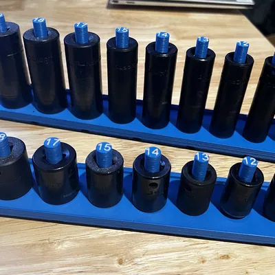 Giá đỡ socket Gridfinity Peg 3/8" cho cả Metric và SAE