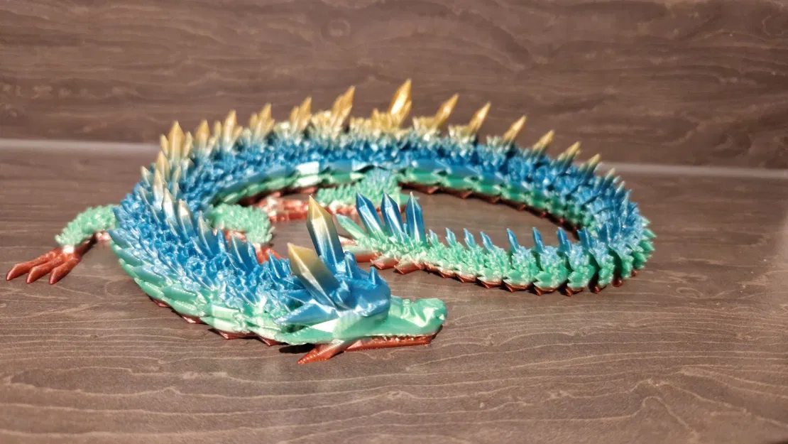 Rồng pha lê khớp nối tinh xảo - Image 1