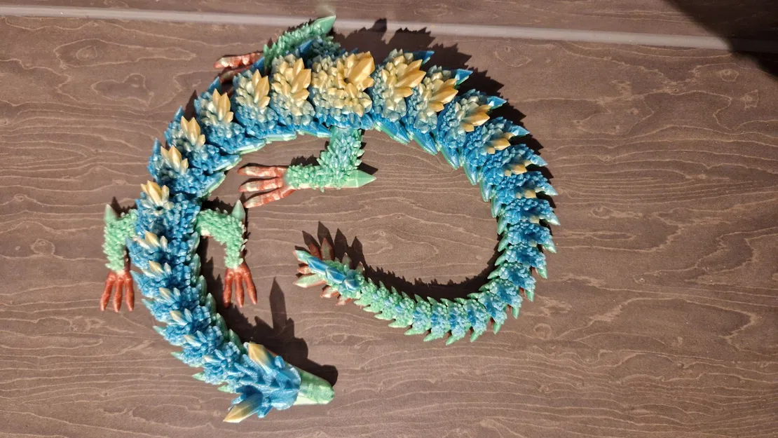 Rồng pha lê khớp nối tinh xảo - Image 2