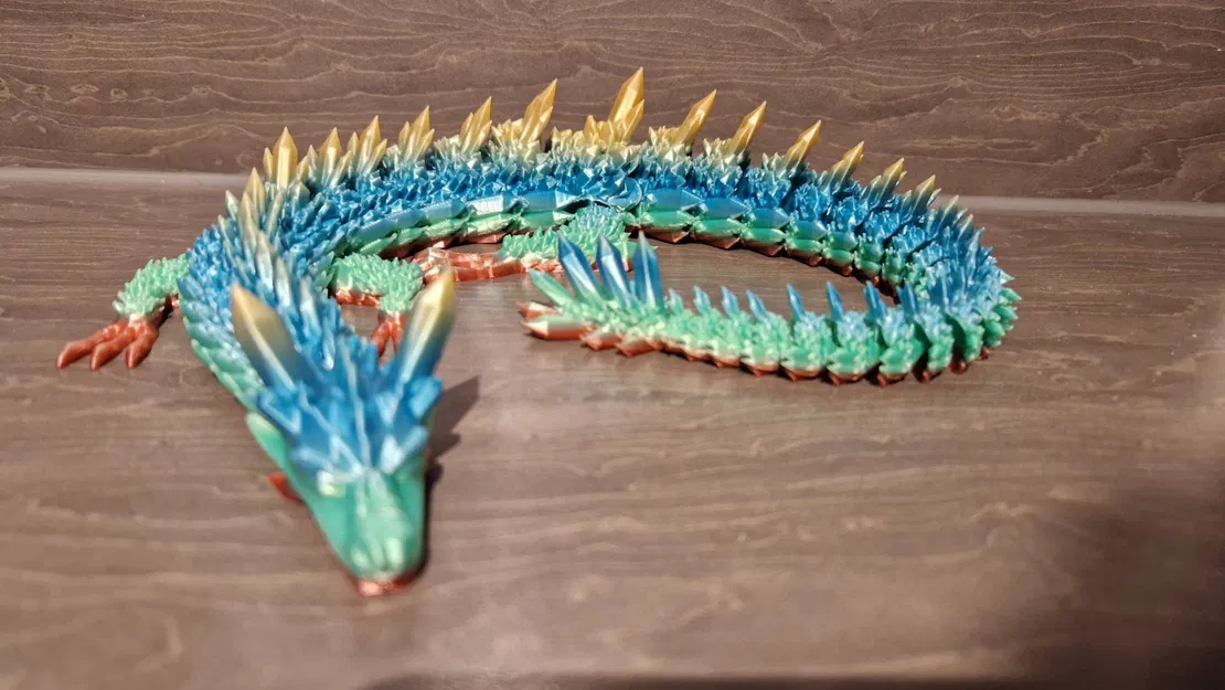 Rồng pha lê khớp nối tinh xảo - Image 3