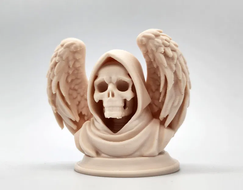 Bust đầu lâu của Thần Chết trong trang phục choàng - Image 1