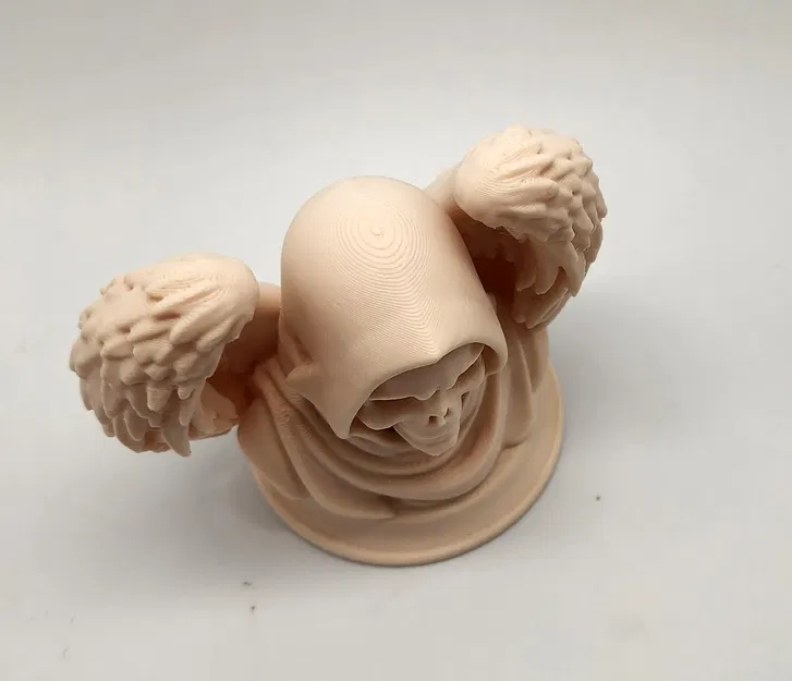 Bust đầu lâu của Thần Chết trong trang phục choàng - Image 5