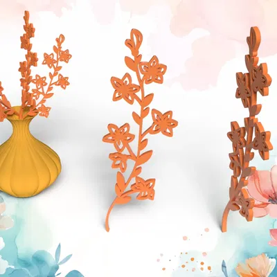 Bảng trang trí lá thảo mộc tự nhiên cho bánh và hoa