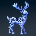 Mô hình hươu Voronoi độc đáo cho bộ sưu tập đồ chơi - Thumbnail 1
