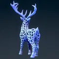 Mô hình hươu Voronoi độc đáo cho bộ sưu tập đồ chơi - Thumbnail 3