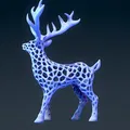 Mô hình hươu Voronoi độc đáo cho bộ sưu tập đồ chơi - Thumbnail 4