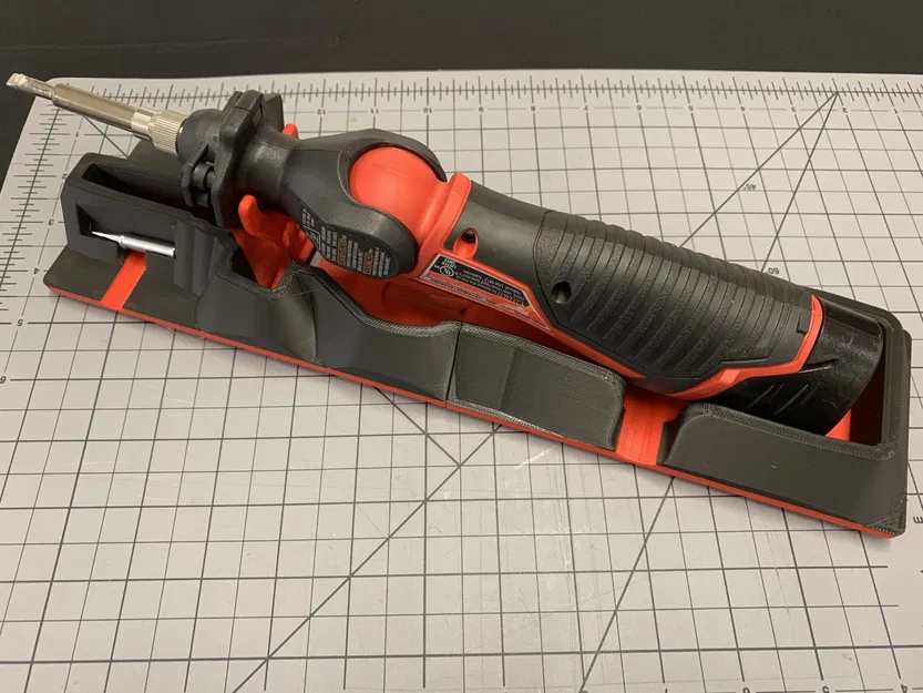 Khay bóng Gridfinity cho máy hàn M12 Soldering Iron 2488-20 - Image 1