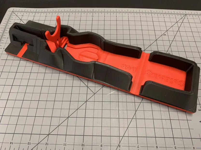 Khay bóng Gridfinity cho máy hàn M12 Soldering Iron 2488-20 - Image 3