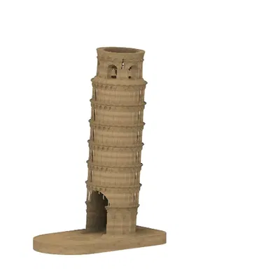 Tháp nghiêng Pisa - Tháp xúc xắc độc đáo