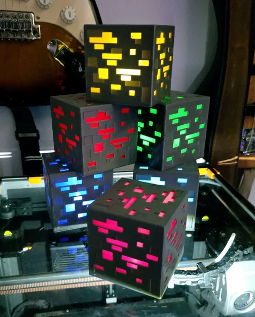 Hộp đèn khoáng sản trong Minecraft cho trẻ em - Image 3