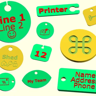 Thiết kế thẻ và móc khóa tùy chỉnh với OpenSCAD