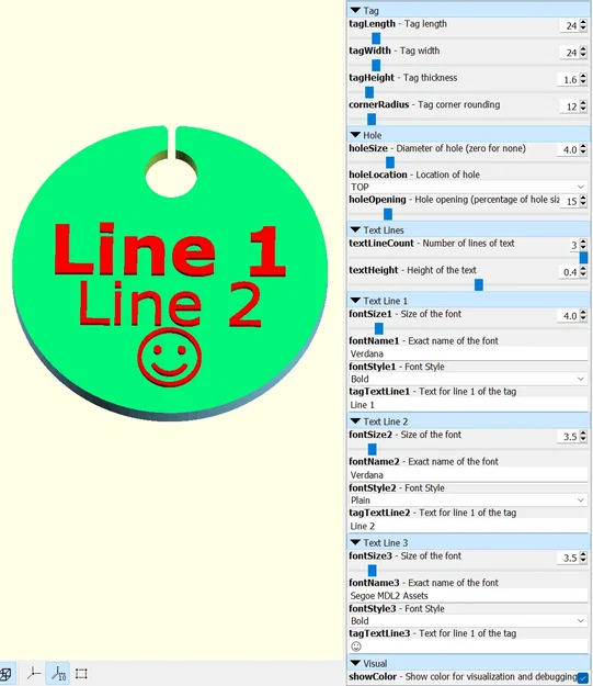 Thiết kế thẻ và móc khóa tùy chỉnh với OpenSCAD - Image 9