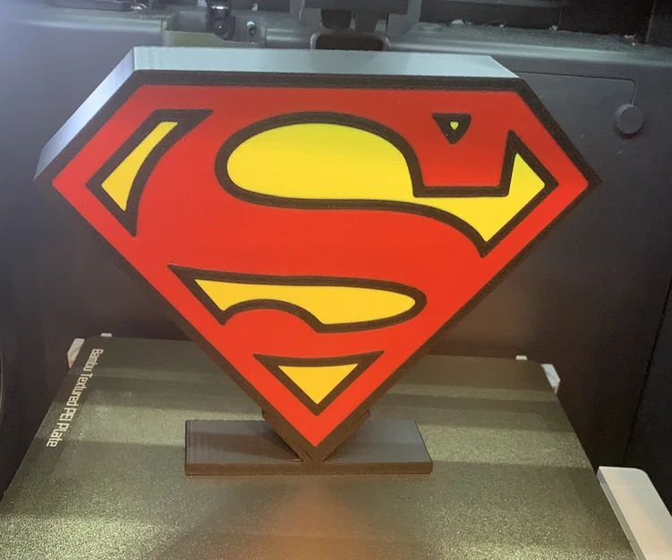 Đèn hộp ánh sáng Superman cảm hứng - Image 1