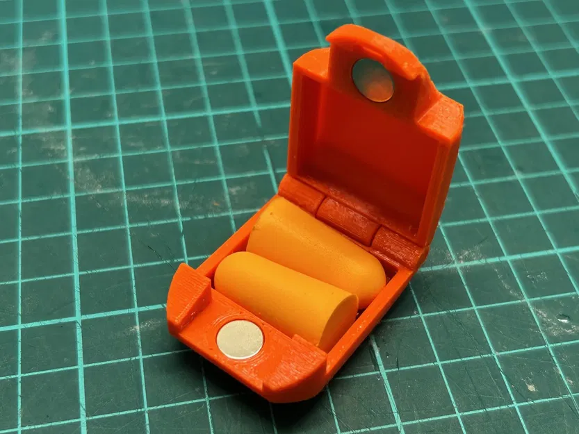 Hộp đựng tai nghe có nắp gập và nam châm cho xe máy - Image 2