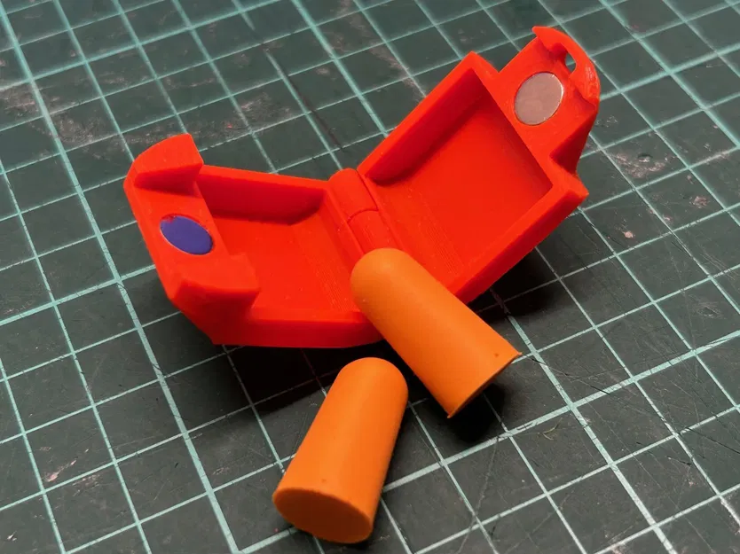 Hộp đựng tai nghe có nắp gập và nam châm cho xe máy - Image 3