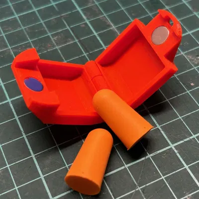 Hộp đựng tai nghe có nắp gập và nam châm cho xe máy