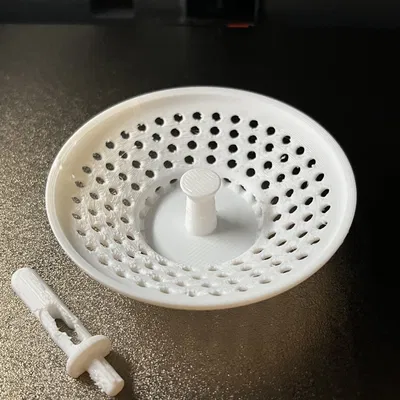 Lọc rác chậu rửa có nắp gắn liền cho chậu Ø82-90mm