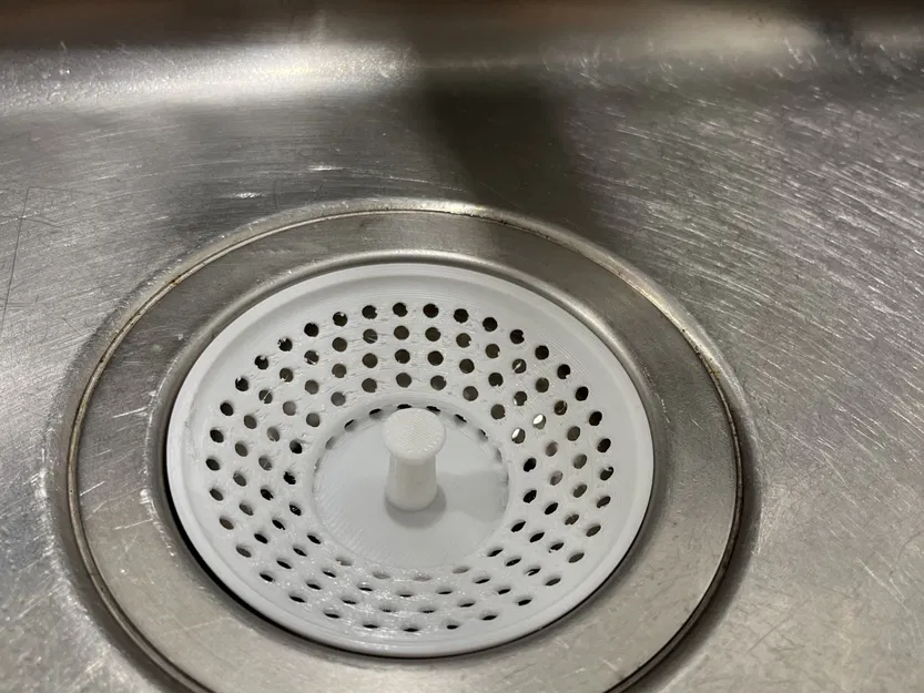 Lọc rác chậu rửa có nắp gắn liền cho chậu Ø82-90mm - Image 5