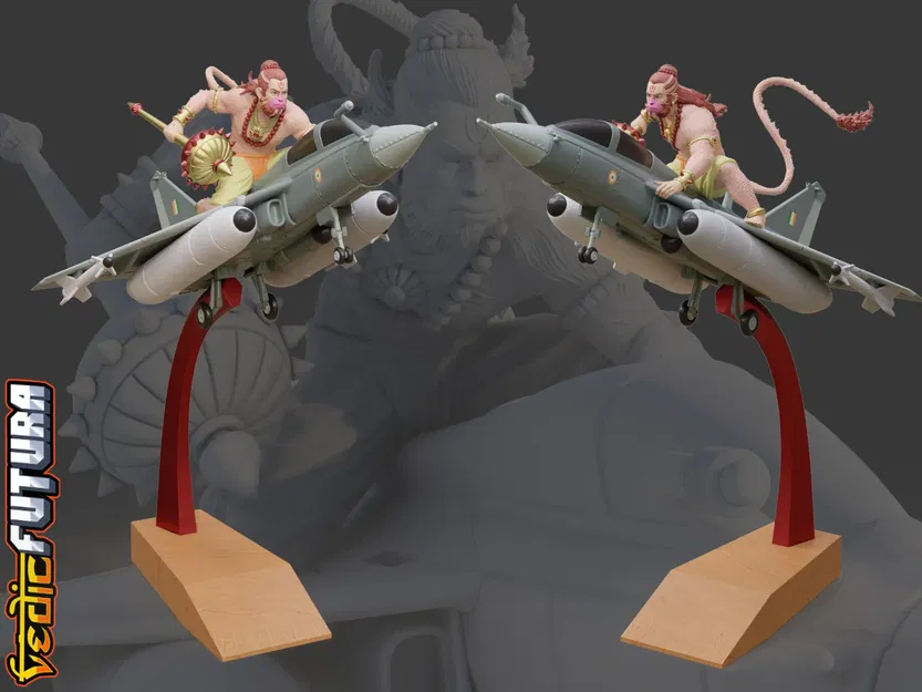 Tiêm kích Tejas Ấn Độ với nhân vật huyền thoại Hanuman - Image 4