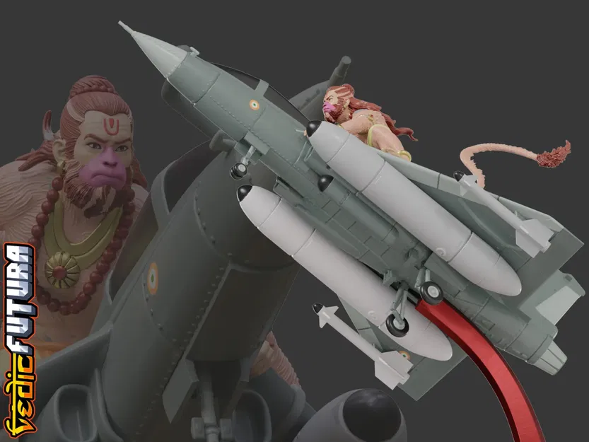 Tiêm kích Tejas Ấn Độ với nhân vật huyền thoại Hanuman - Image 9