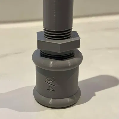 Ống nước ½ inch với ren BSP dài 50, 100, 150, 200mm