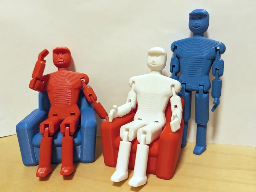 Búp bê linh hoạt in tại chỗ với khớp xoay thực tế - Image 1