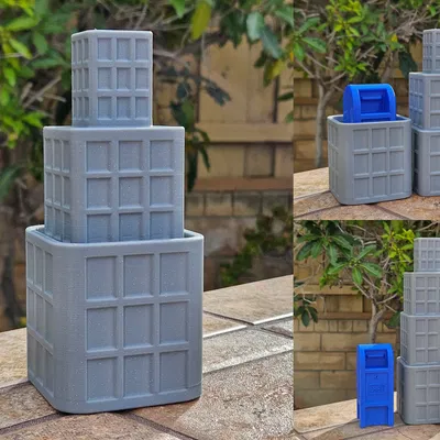 Hộp chọc trời lưu trữ cho thành phố Giáng sinh 2024