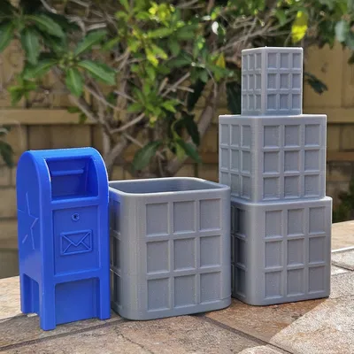 Hộp chọc trời lưu trữ cho thành phố Giáng sinh 2024