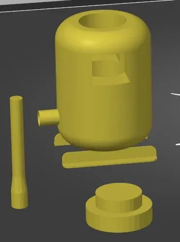 Lò rèn hộp thư khí propane Black Dragon nhỏ gọn - Image 1