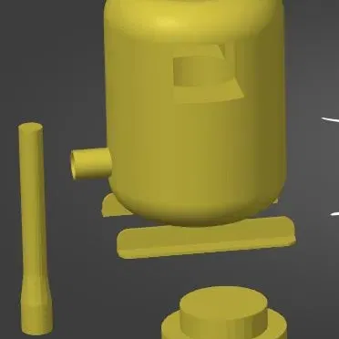 Lò rèn hộp thư khí propane Black Dragon nhỏ gọn