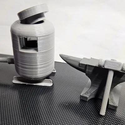 Lò rèn hộp thư khí propane Black Dragon nhỏ gọn