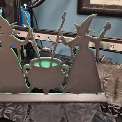 Hai phù thủy đang chế tạo thuốc bí truyền