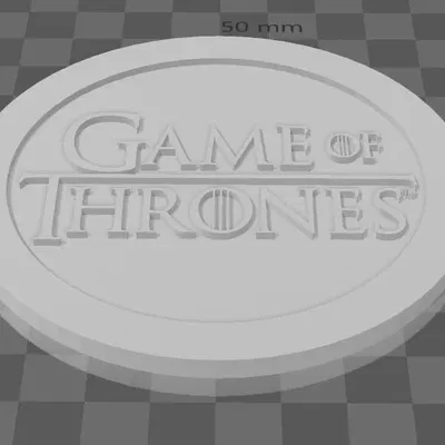 Đế lót ly với trích dẫn trong Game Of Thrones