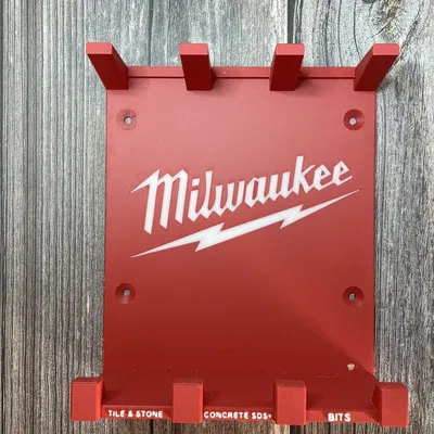 Giá treo tường cho hộp đựng bit Milwaukee Packout kiểu mới