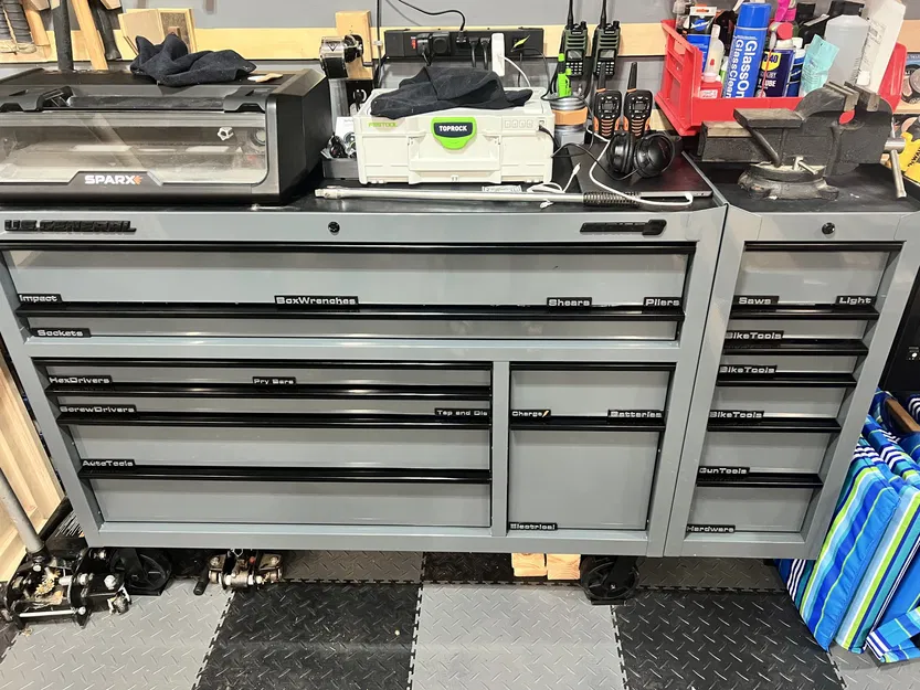 Bộ dụng cụ tổ chức cờ lê US General Gridfinity - Image 2