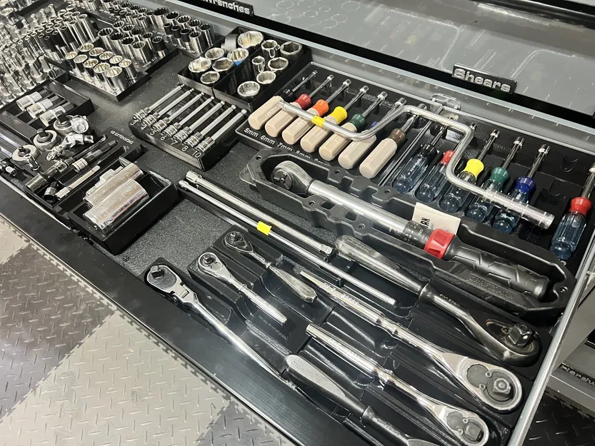 Bộ dụng cụ tổ chức cờ lê US General Gridfinity - Image 4