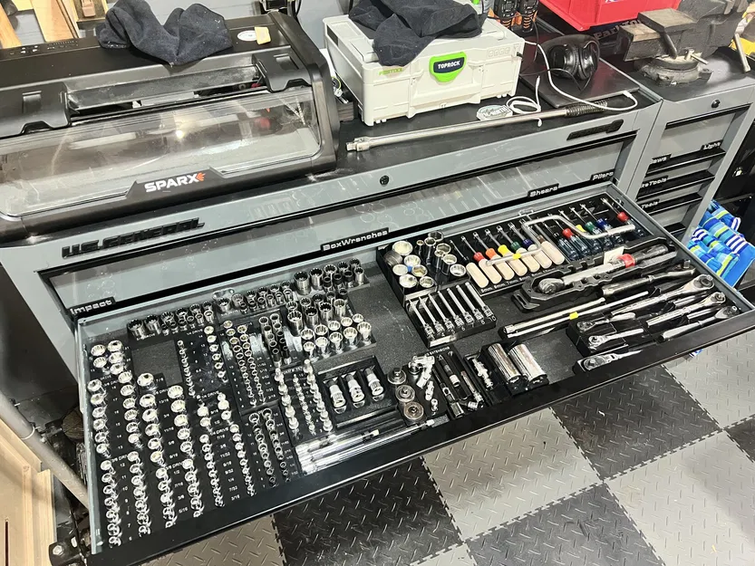 Bộ dụng cụ tổ chức cờ lê US General Gridfinity - Image 5