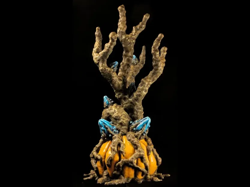 Cây bí ngô cô lập cho trang trí Halloween - Image 1