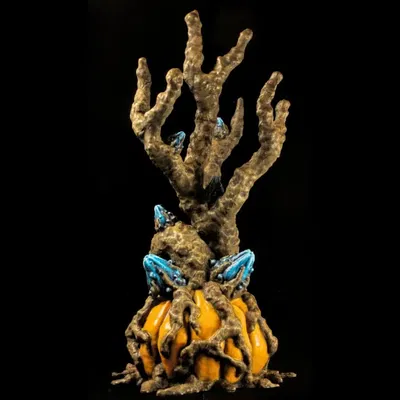 Cây bí ngô cô lập cho trang trí Halloween