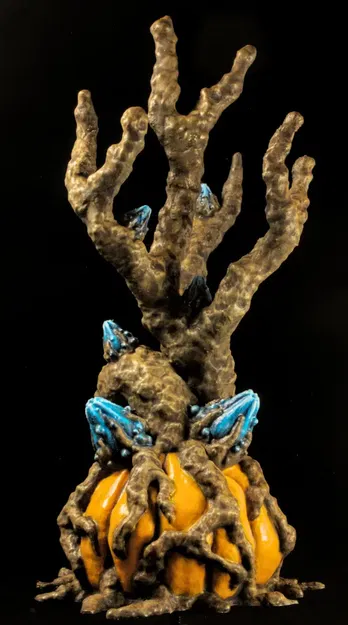 Cây bí ngô cô lập cho trang trí Halloween - Image 3