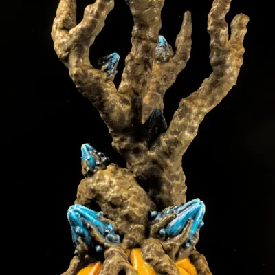 Cây bí ngô cô lập cho trang trí Halloween