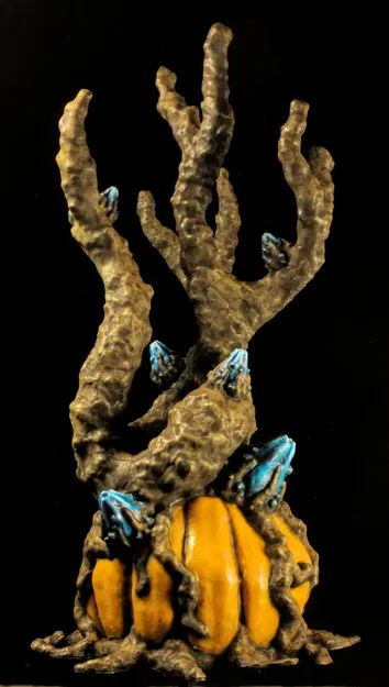 Cây bí ngô cô lập cho trang trí Halloween - Image 6