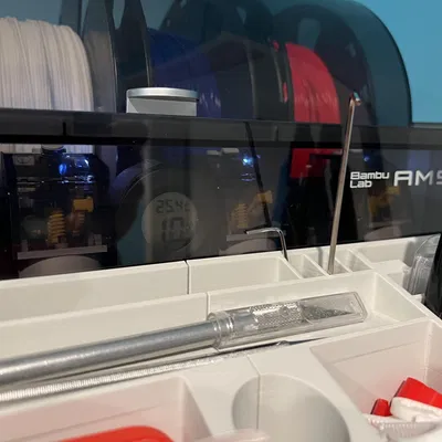 Giá đỡ nhiệt kế và độ ẩm cho hộp silica Bambu Lab