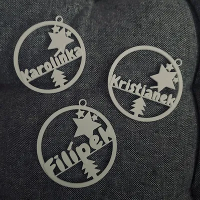 Quả cầu Giáng sinh cá nhân hóa tên